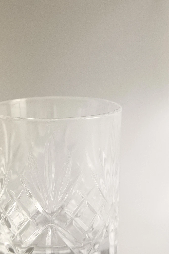 VERRE À SHOT TAILLÉ CRISTALLIN