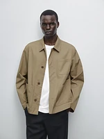 Veste avec poches 100 % coton