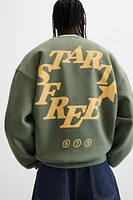 BOXY FIT PRINTED SWEATSHIRT