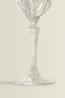 ENGRAVED CRYSTALLINE WATER GLASS