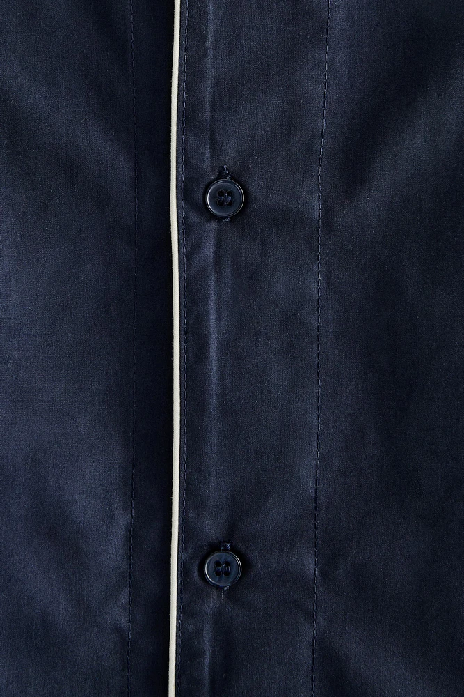 LONG SLEEVE POPLIN SHIRT