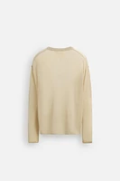 PULL RELAXED FIT SEMI-TRANSPARENT