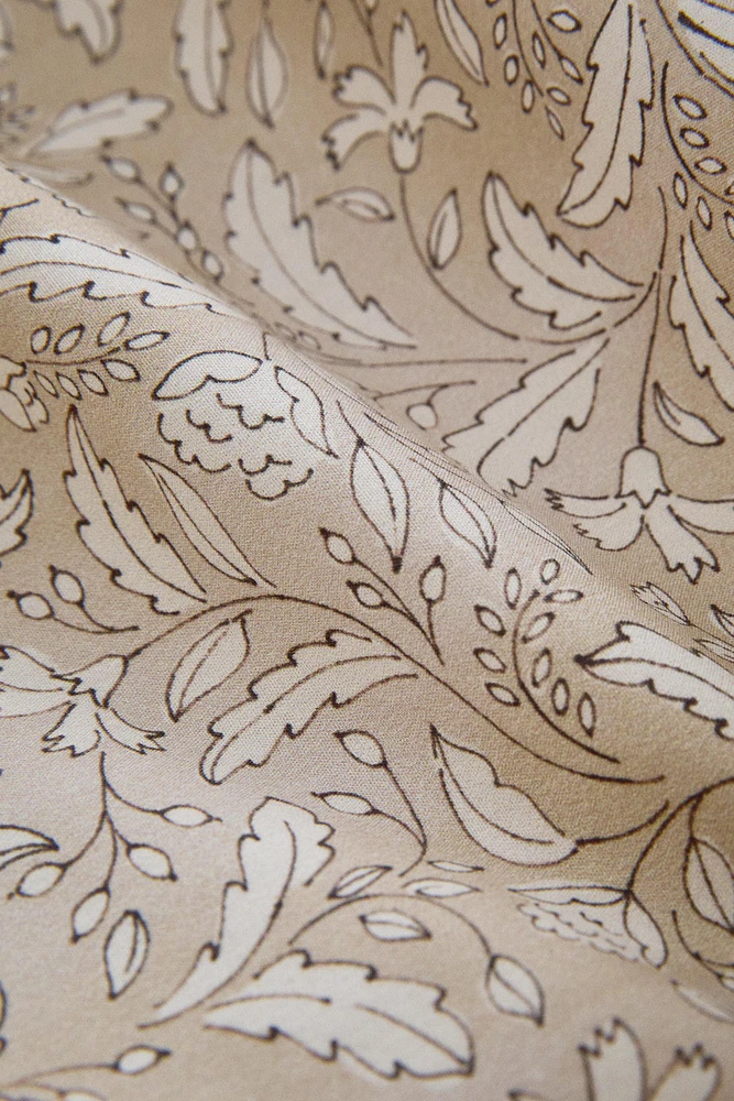 HOUSSE DE COUETTE IMPRIMÉ FEUILLES