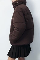 ANORAK REMBOURRÉ ET COURT IMPERMÉABLE COUPE VENT