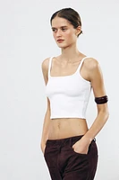 RIBBED CROP TOP