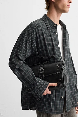 STUDDED CROSSBODY BAG