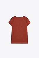 SLUB COTTON T-SHIRT