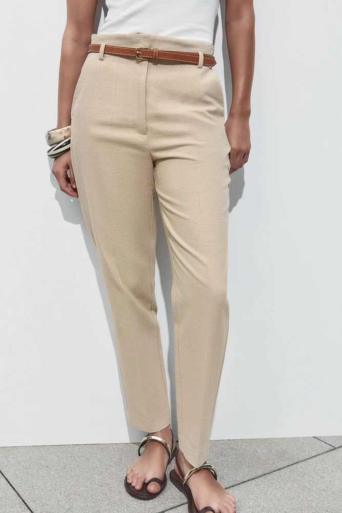 BELTED RUSTIC PANTS