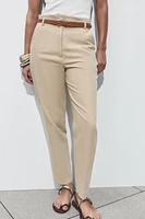 BELTED RUSTIC PANTS