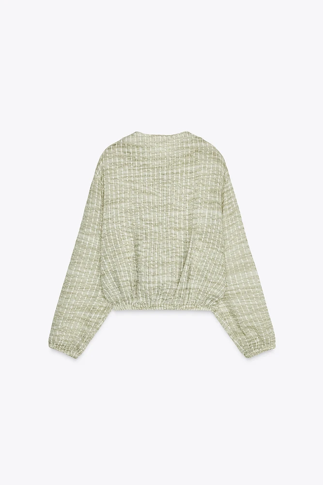 FLOWY ORGANZA JACKET