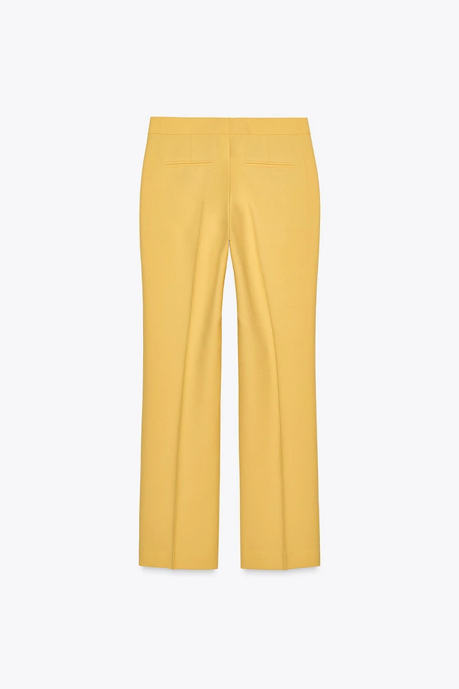 PANTALON FLARE À FENTES COLLECTION ZW