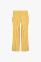 PANTALON FLARE À FENTES COLLECTION ZW