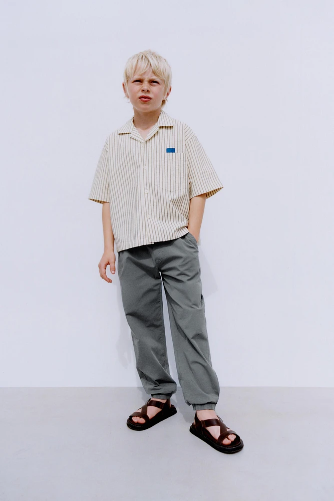 POPLIN JOGGER PANTS