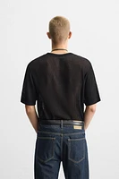 T-SHIRT EN MAILLE RÉSILLE