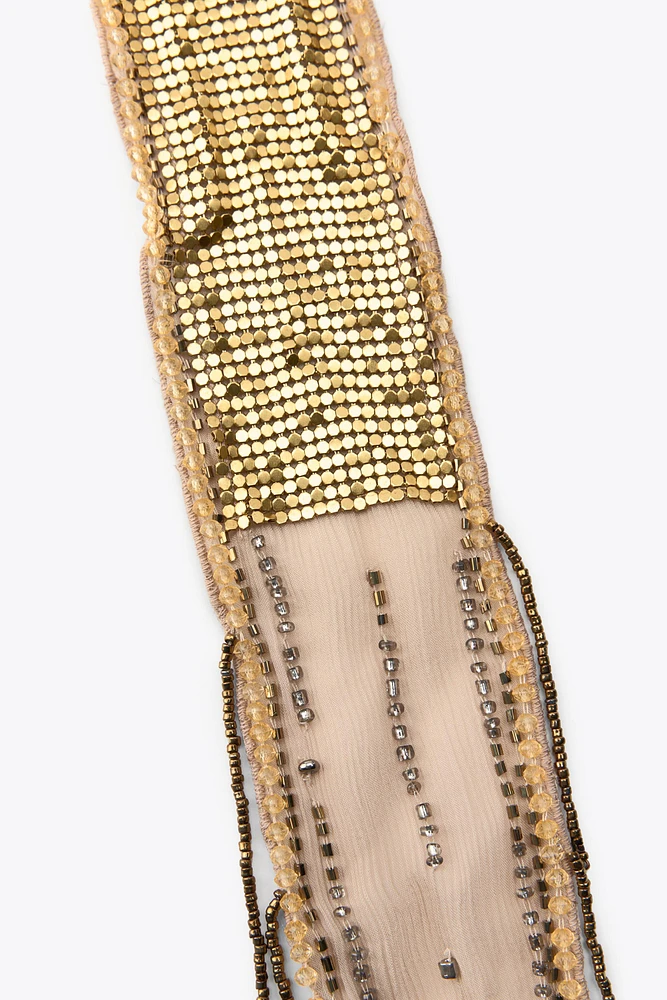 BEADED LIGHTWEIGHT SCARF