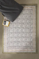 TAPIS COTON IMPRIMÉ BLOCK PRINT
