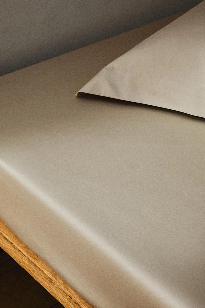 DRAP-HOUSSE SATIN ÉPAIS (300 FILS