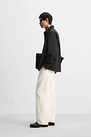 RELAXED FIT SEERSUCKER SHIRT