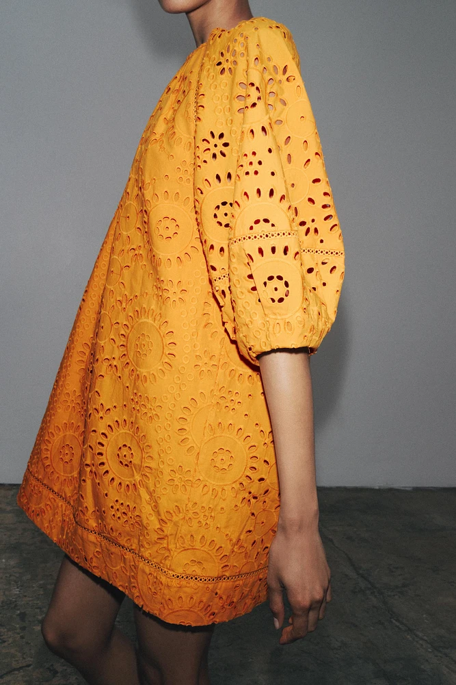 ZW COLLECTION EMBROIDERED SHORT DRESS