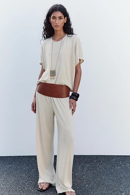 PANTALON DROIT RUSTIQUE