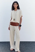 PANTALON DROIT RUSTIQUE