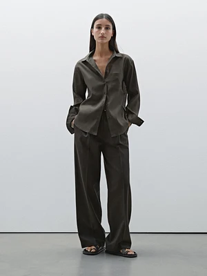 Chemise fluide en ramie