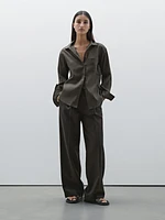 Chemise fluide en ramie