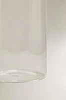 BOROSILICATE GLASS LANTERN VASE