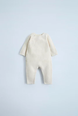 GARTER STITCH JUMPSUIT