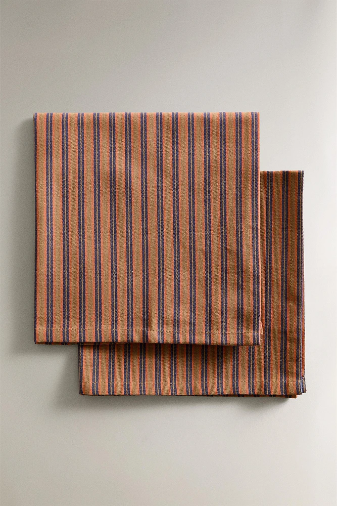 STRIPED DYED THREAD NAPKIN