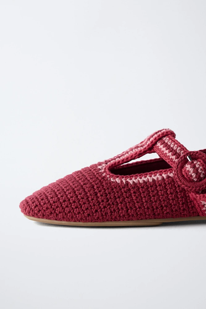 BALLERINES EN T CROCHET