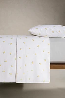 MIMOSA PRINT COTTON FLAT SHEET