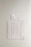 MATELAS À LANGER ENFANT RAYURES CARREAUX