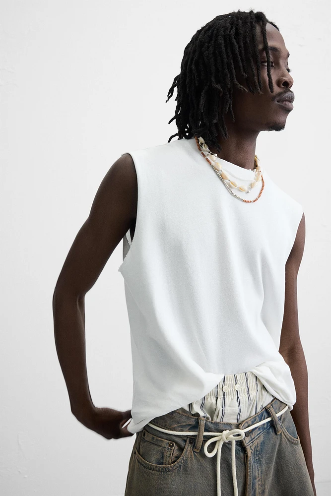 KNITTED TANK TOP