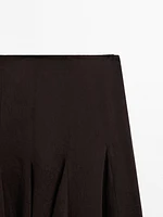 Skirt with flounce detail - Studio
