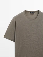T-shirt en maille 100 % laine mérinos