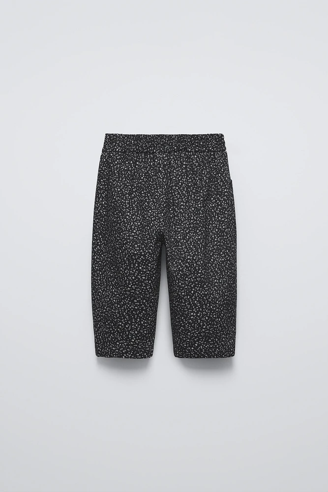 PANTALON BALLON FLEURS