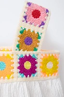 T-SHIRT TEXTURÉ CROCHET