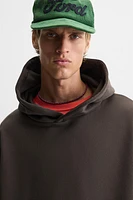 BOXY FIT HOODED SWEATSHIRT