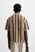 CROCHET TEXTURED SHIRT