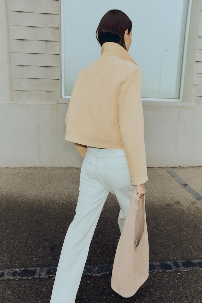 Z.09 STRAIGHT ANKLE HIGH WAIST CROSSOVER JEANS