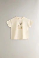 CHILDREN’S PALM TREE COTTON T-SHIRT