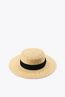 HAT WITH CONTRASTING BAND