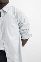 COTTON - LINEN STRIPED SHIRT