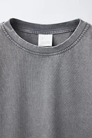 T-SHIRT EFFET DÉLAVÉ