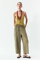 RUSTIC ELASTIC WAIST PANTS