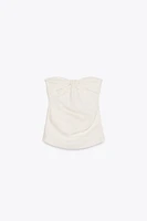 TOP BUSTIER DÉCOLLETÉ EN CŒUR