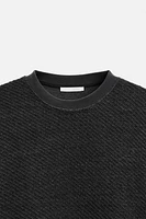 SWEAT STRUCTURÉ DIAGONAL