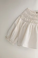 CHILDREN'S SMOCKED BABY SET