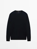 Pull en maille 100 % laine mérinos